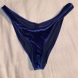 Triangl velvet bathing suit bottoms